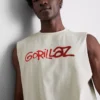 Gorillaz graphic tank top