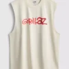 Gorillaz graphic tank top