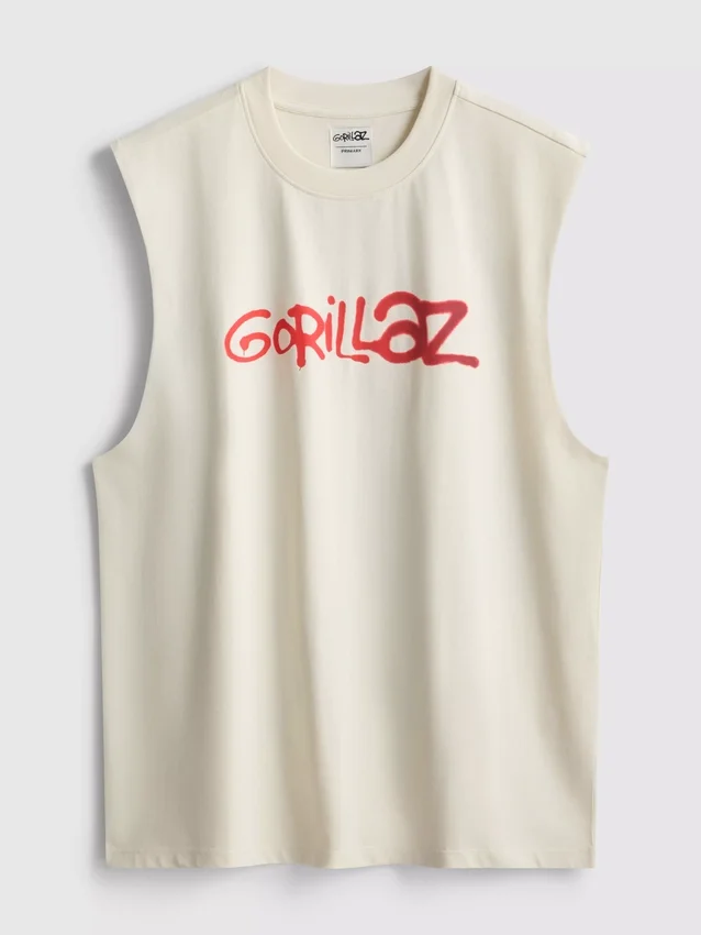 Gorillaz graphic tank top