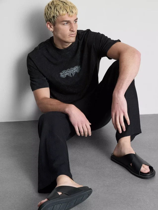 Graphic back print t-shirt