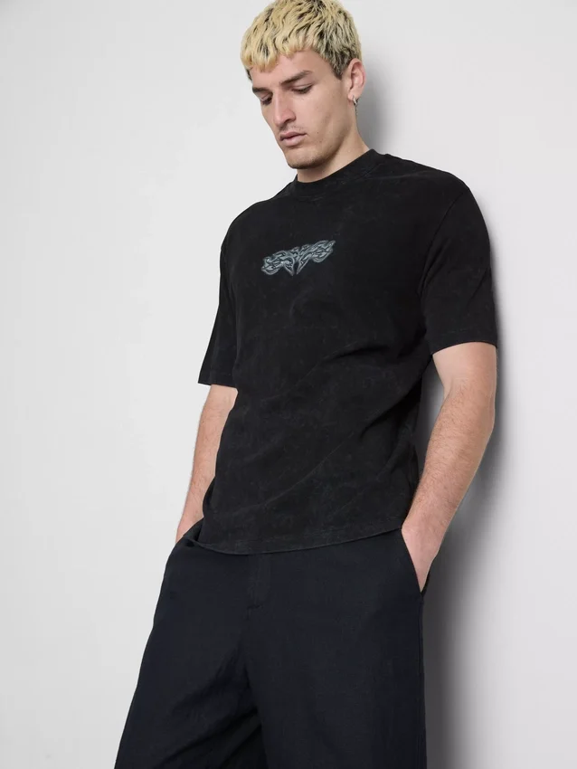 Graphic back print t-shirt
