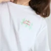 Graphic pajama top