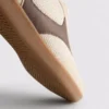 Gum-sole low-top sneakers