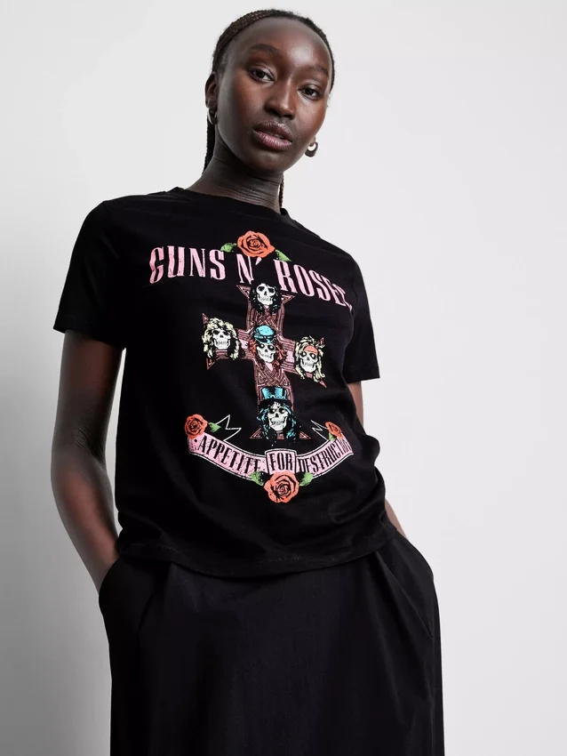 Guns n'roses cotton album music tee