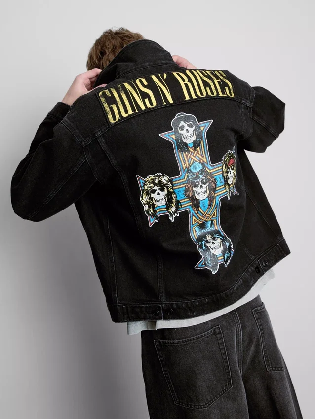 Guns n' roses cotton denim jacket
