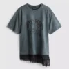 Guns n' roses lace trim t-shirt