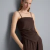 Hanky hem bandeau top
