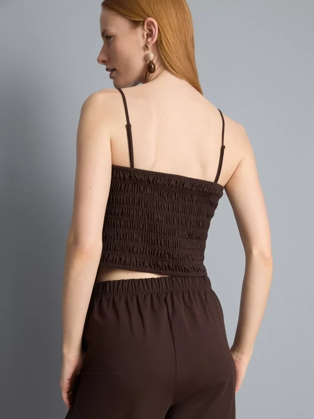 Hanky hem bandeau top