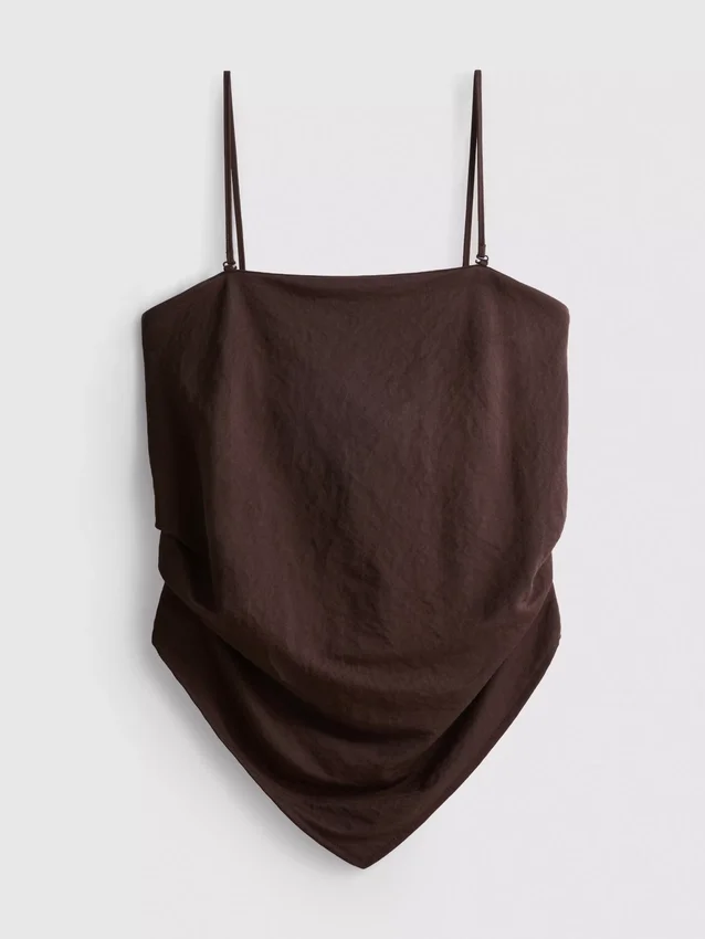 Hanky hem bandeau top