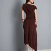 Hanky hem midi skirt