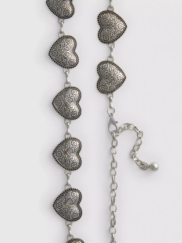 Heart chain belt