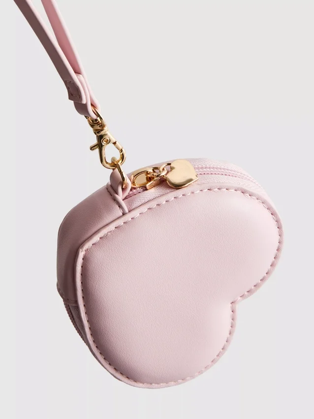 Heart coin purse