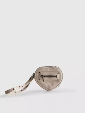 Heart keychain coin purse