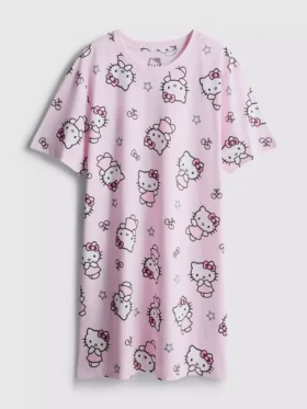 Hello kitty cotton graphic nightshirt
