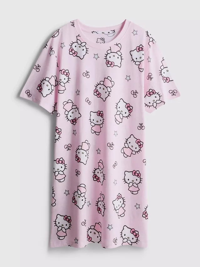 Hello kitty cotton graphic nightshirt