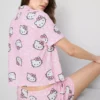 Hello kitty short boyfriend pajamas