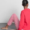 Hello kitty striped pajama set