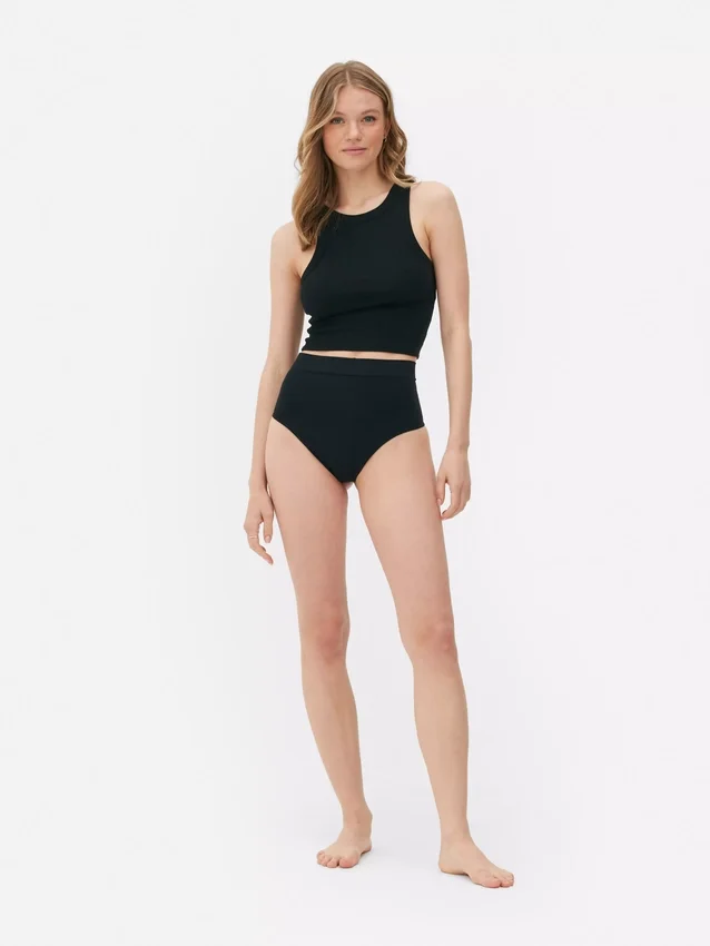 High waist seamless shapewear thong