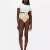 High waist seamless shapewear thong