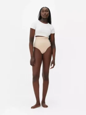 High waist seamless shapewear thong