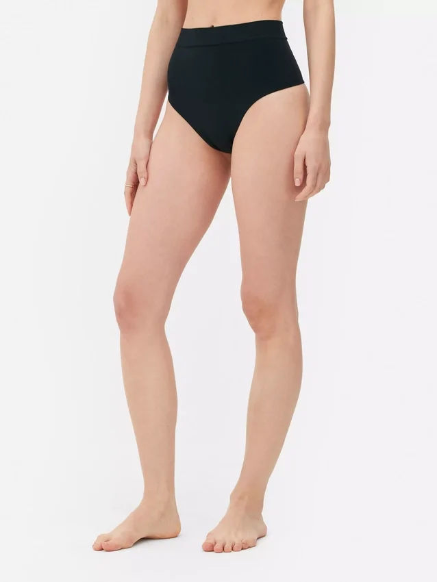 High waist seamless shapewear thong