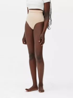 High waist seamless shapewear thong