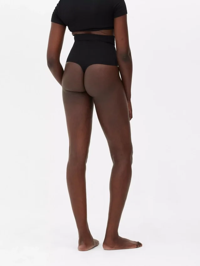 High waist seamless shapewear thong