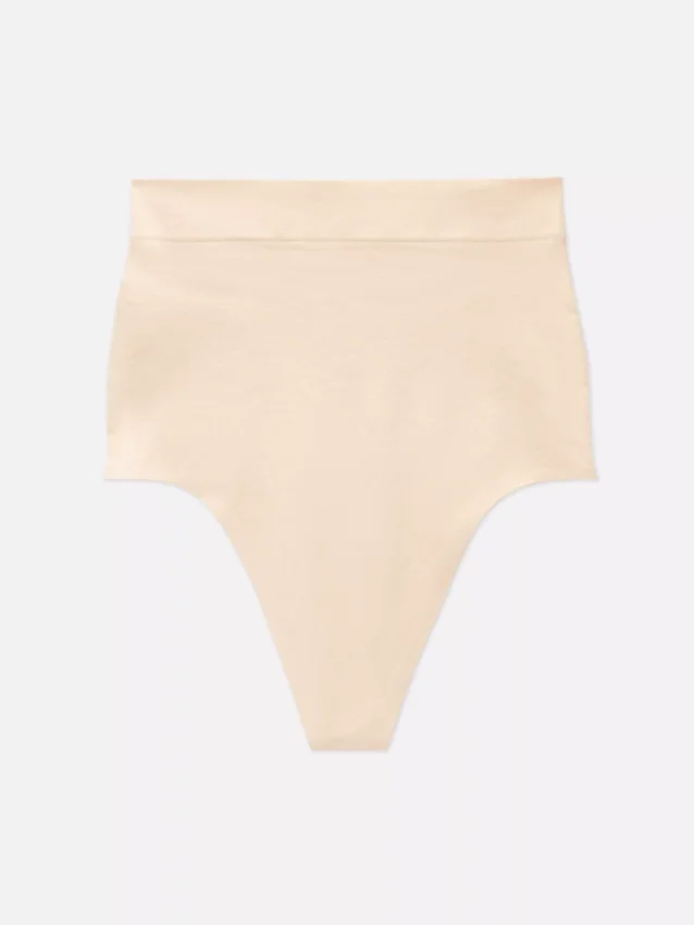High waist seamless shapewear thong