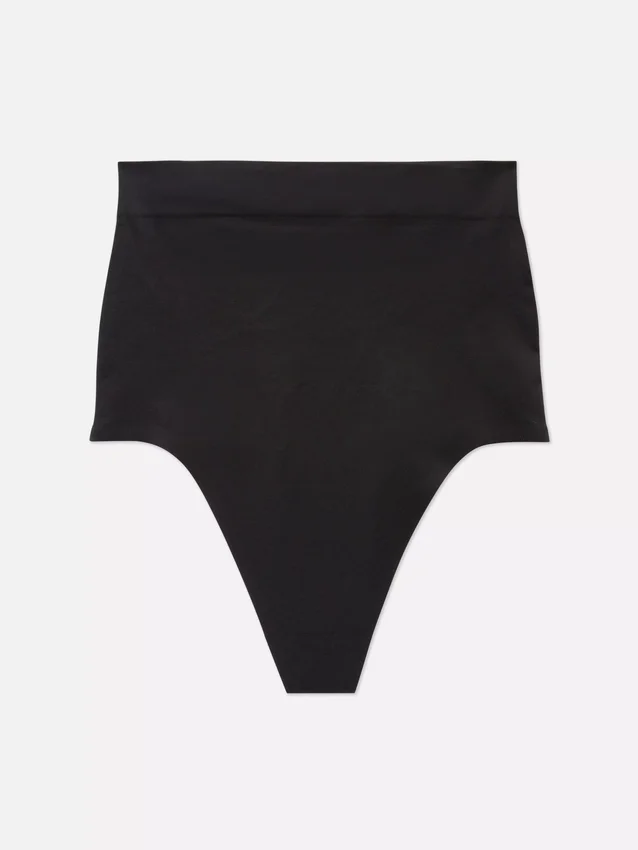 High waist seamless shapewear thong