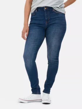 High waist skinny jeans