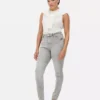 High waist skinny jeans