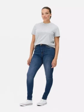 High waist skinny jeans