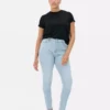 High waist skinny jeans
