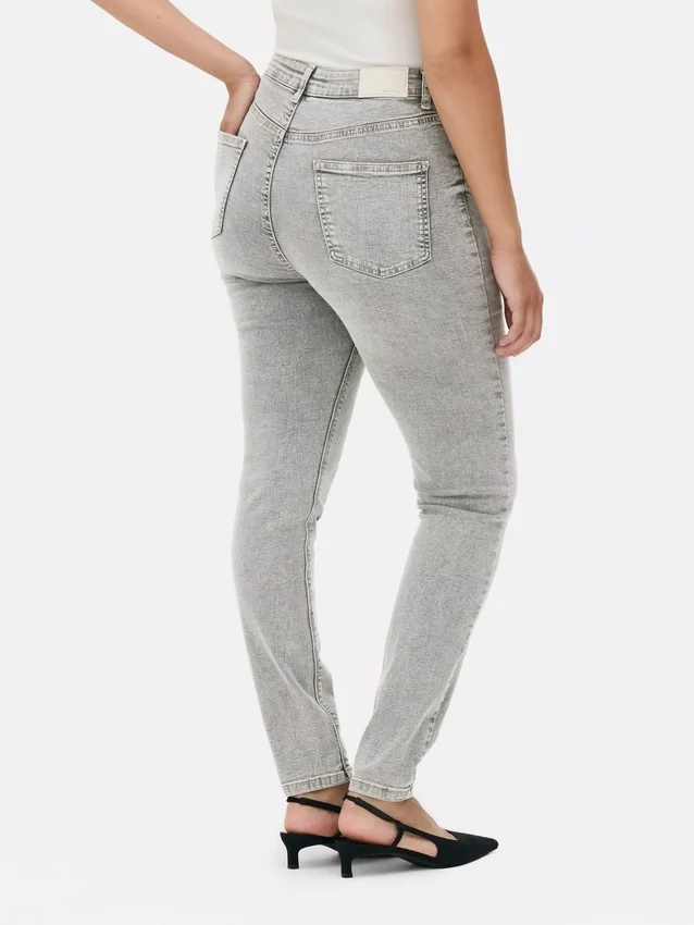 High waist skinny jeans