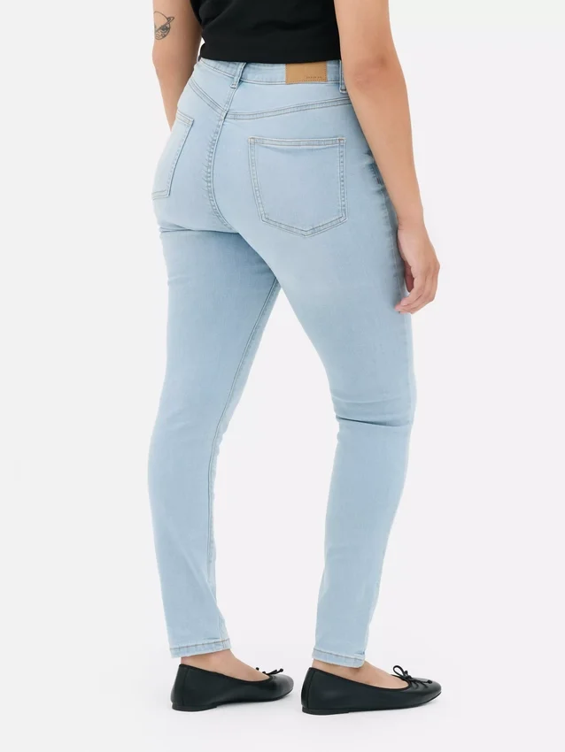 High waist skinny jeans