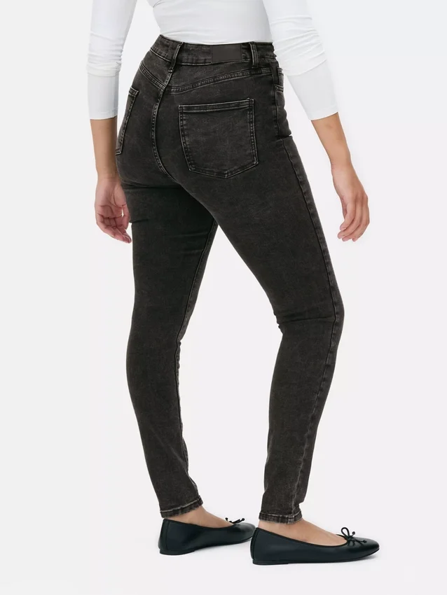 High waist skinny jeans