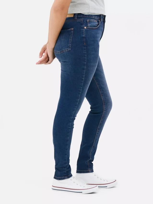 High waist skinny jeans