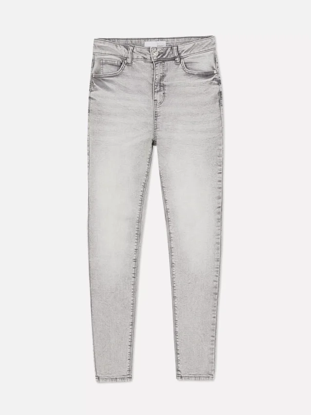 High waist skinny jeans
