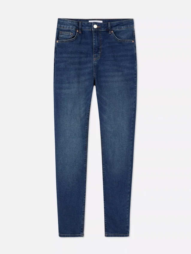 High waist skinny jeans