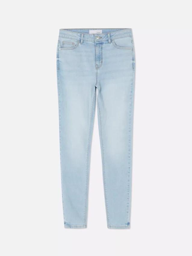 High waist skinny jeans