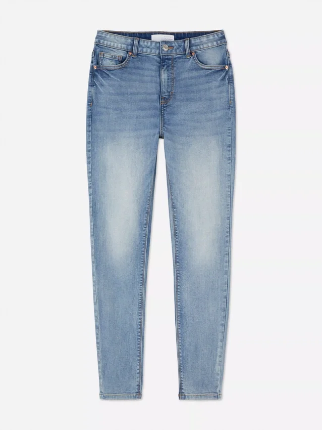 High waist skinny jeans