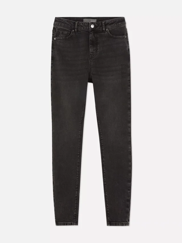 High waist skinny jeans