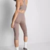 High waisted active capri leggings