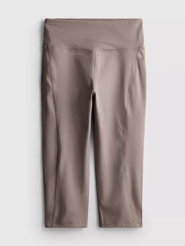 High waisted active capri leggings