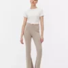 High-waisted active flared leggings