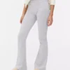 High-waisted active flared leggings