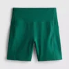 High-waisted active yoga shorts