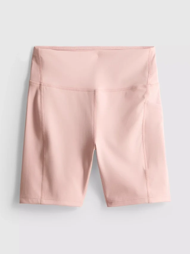 High-waisted active yoga shorts