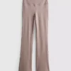 High waisted flared active leggings