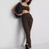 High waisted leopard active leggings